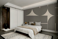 The high-resolution print captures fine details of the lines and color gradients.

