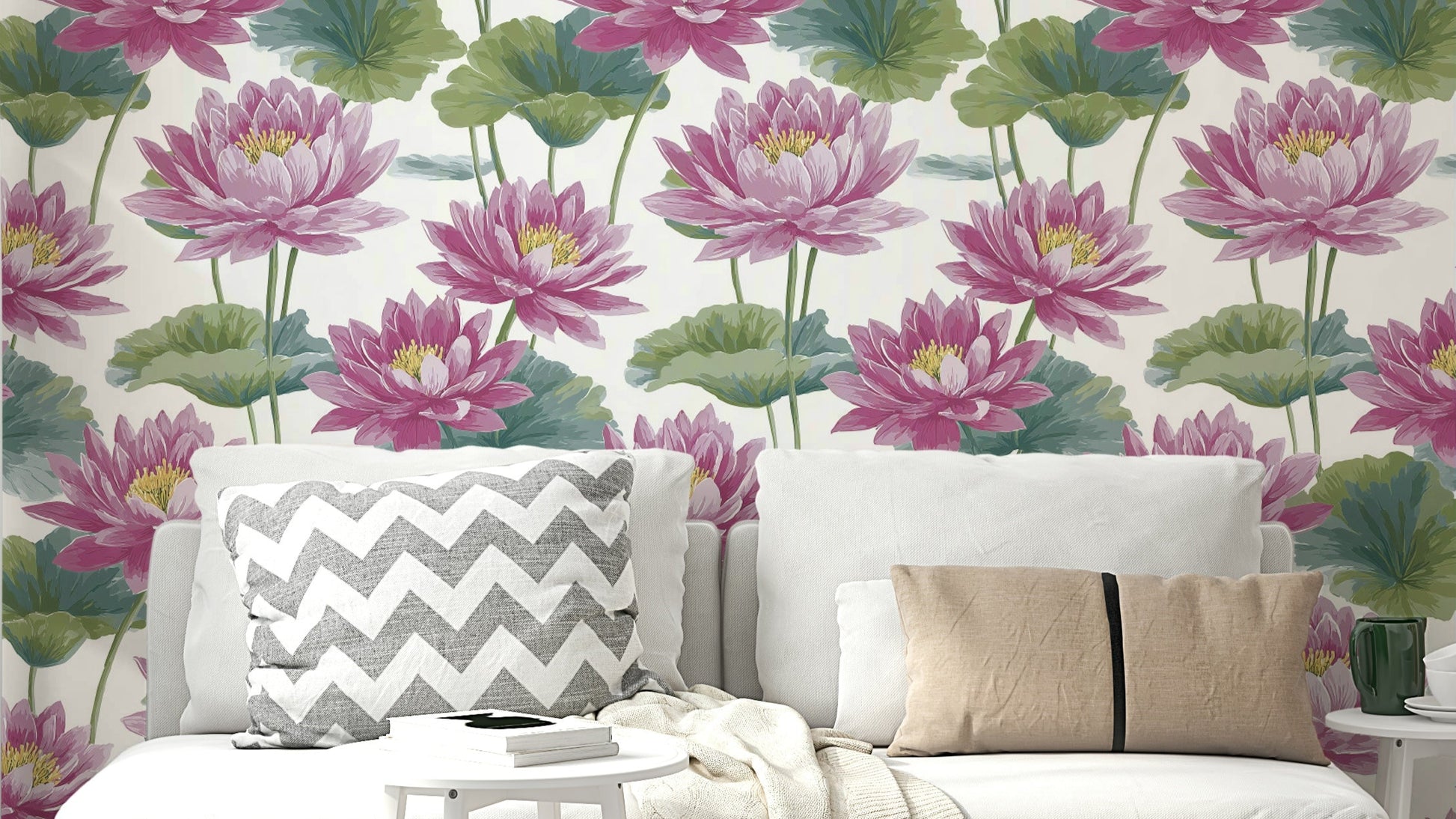 The colors are a gentle symphony of soft pinks, purples, and whites.

