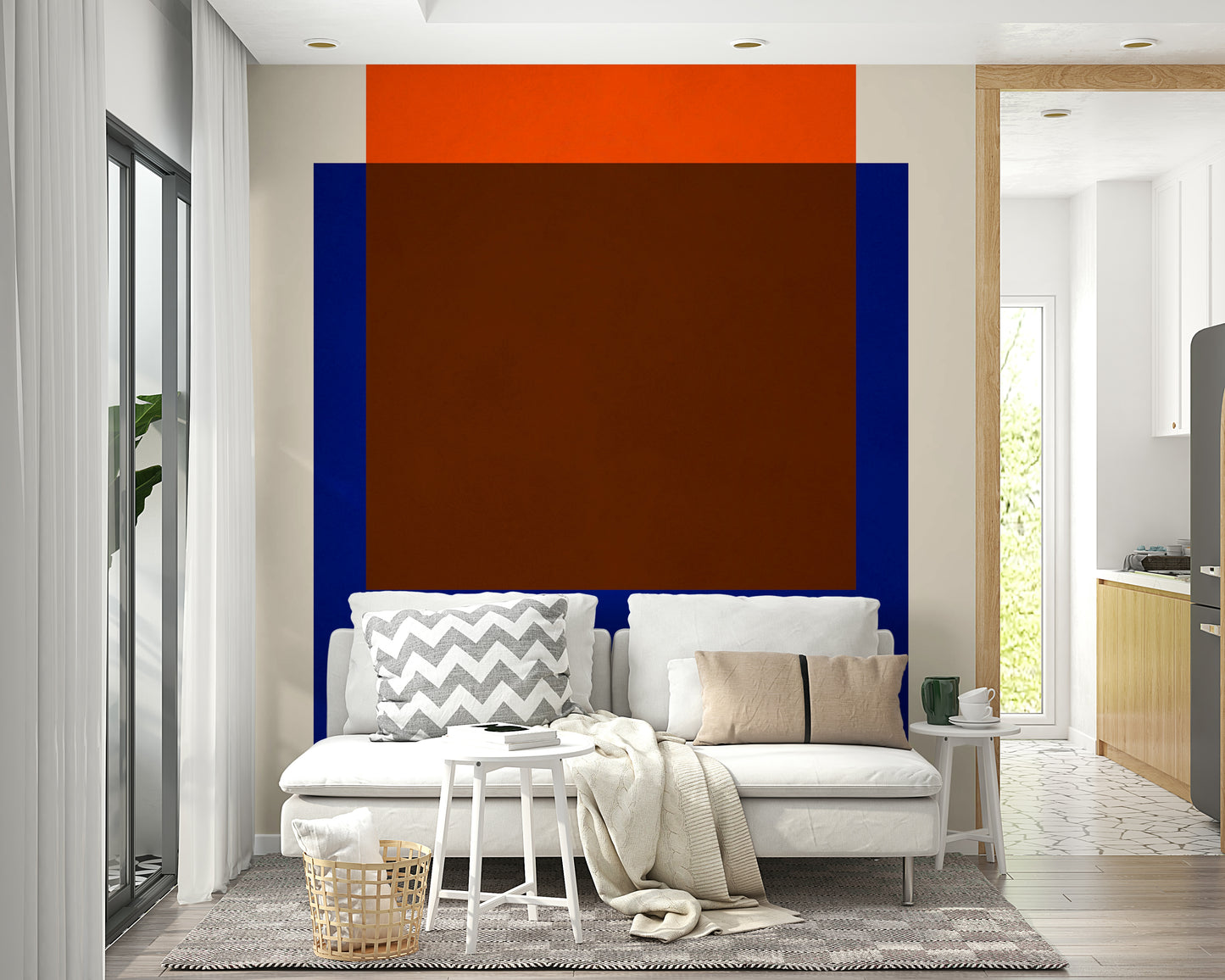 The colors are peaceful, gentle, and complementary.

