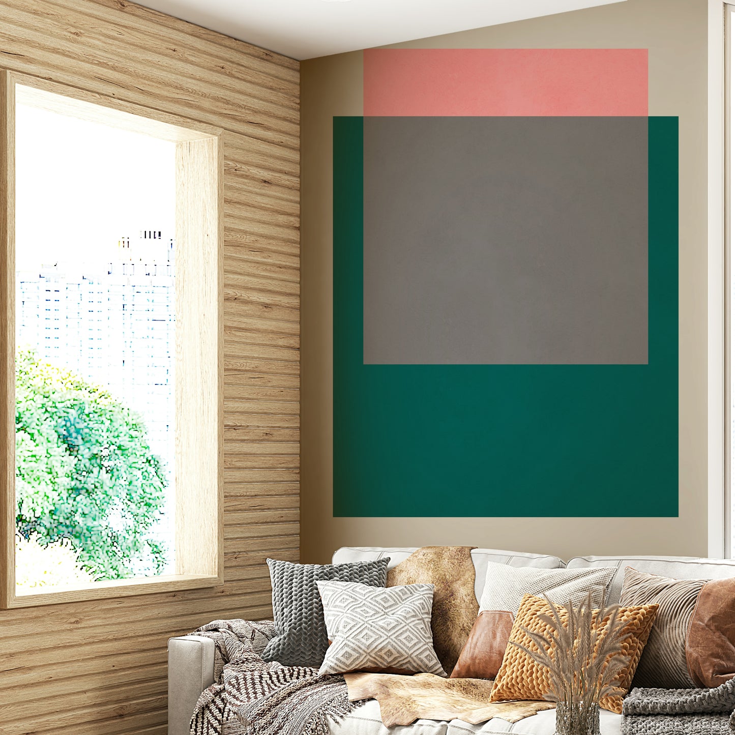 The style is modern and sophisticated.

