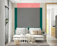 The mural gives a feeling of depth and dimension.

