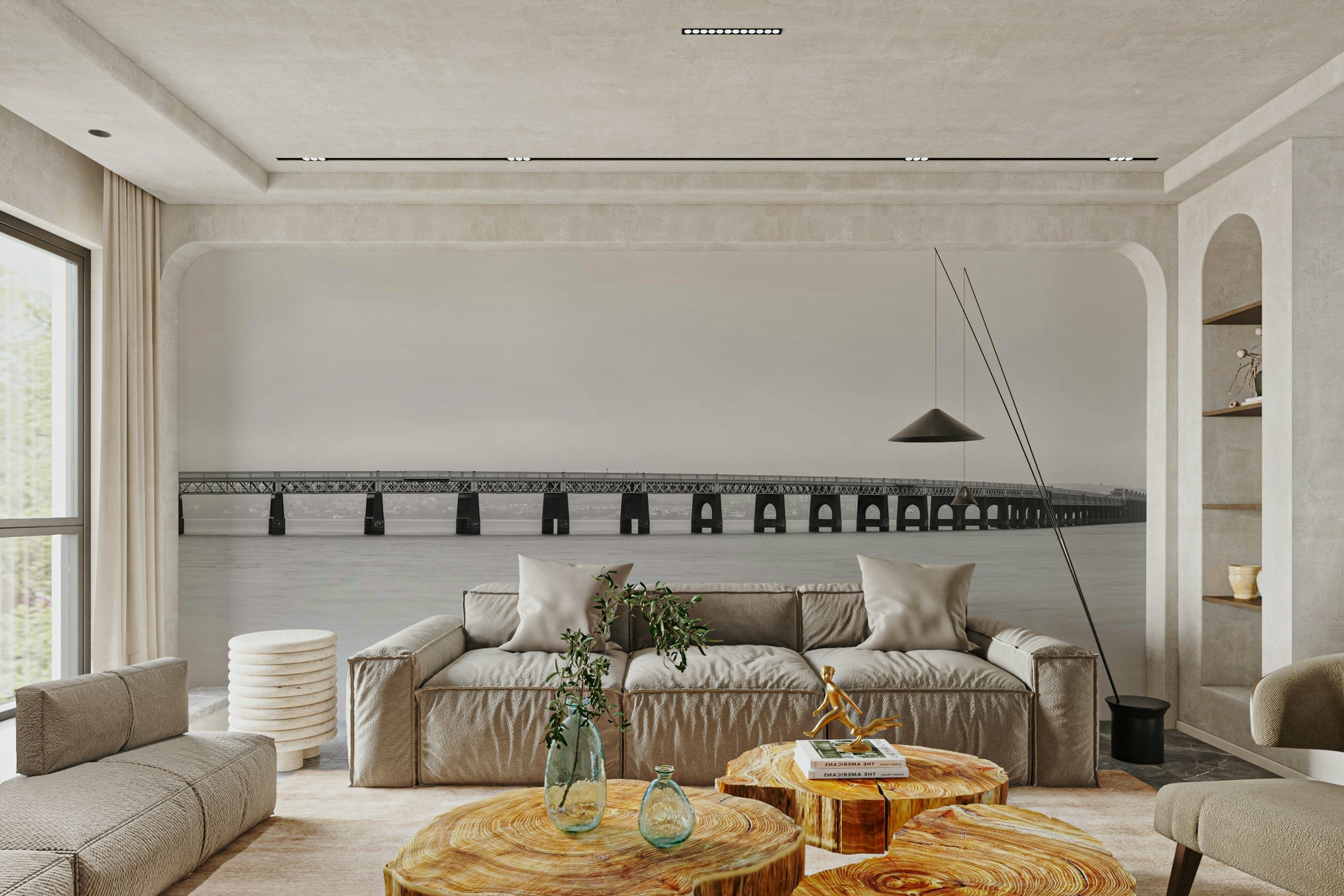 The feeling is one of urban beauty.

