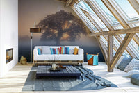 The colors are gentle oranges, yellows, and grays.

