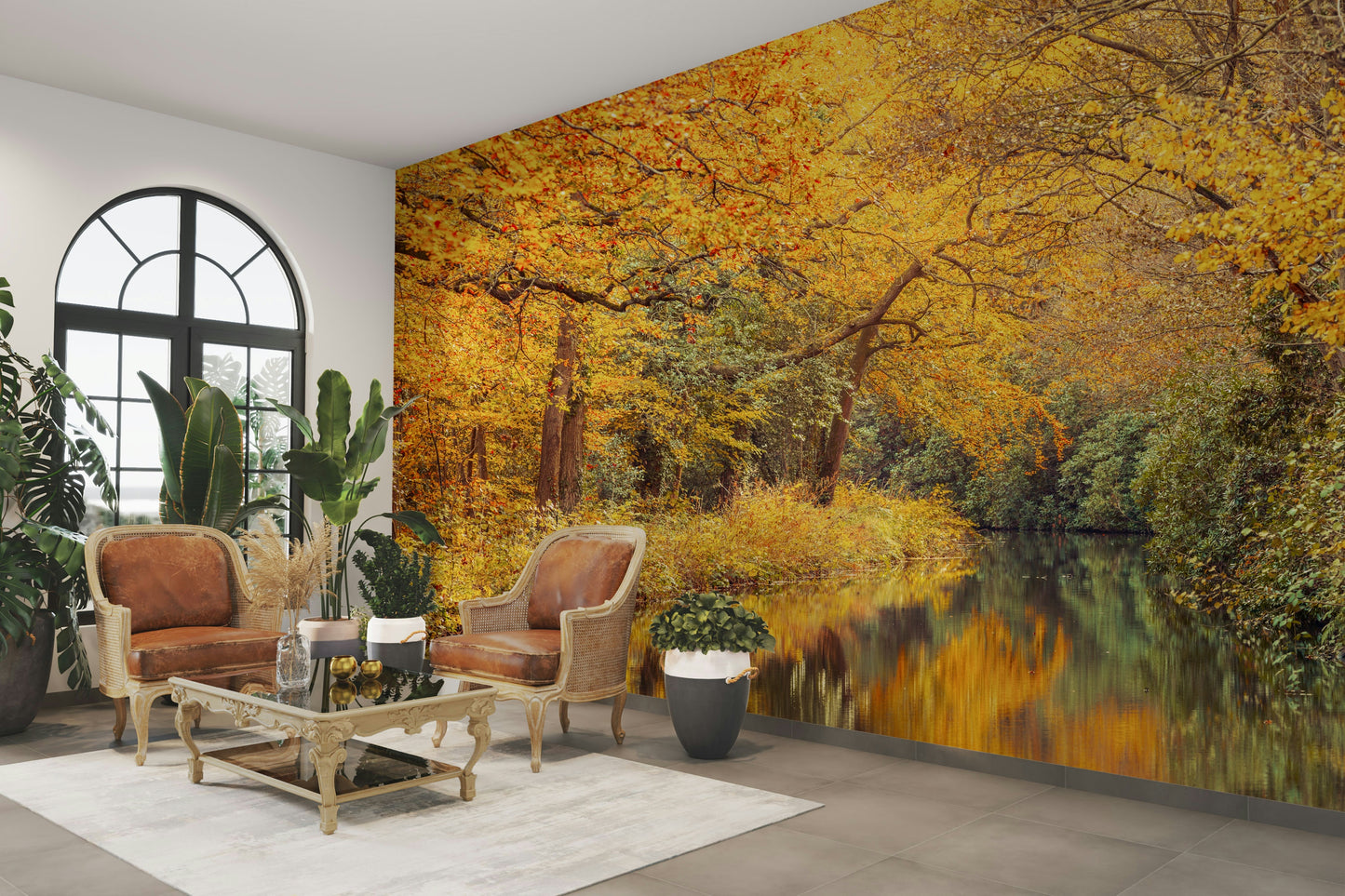 The overall mood is peaceful and tranquil.

