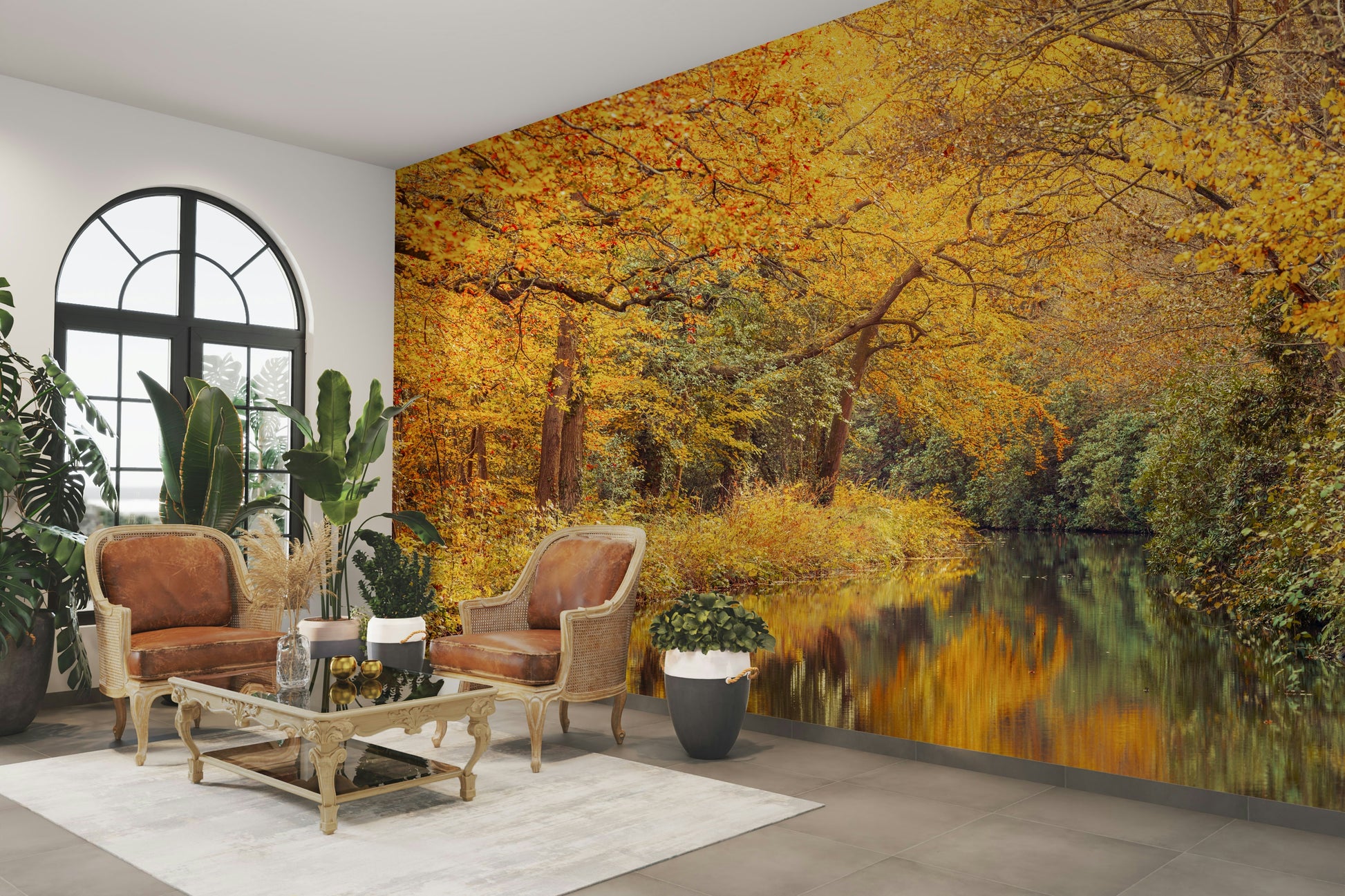 The overall mood is peaceful and tranquil.

