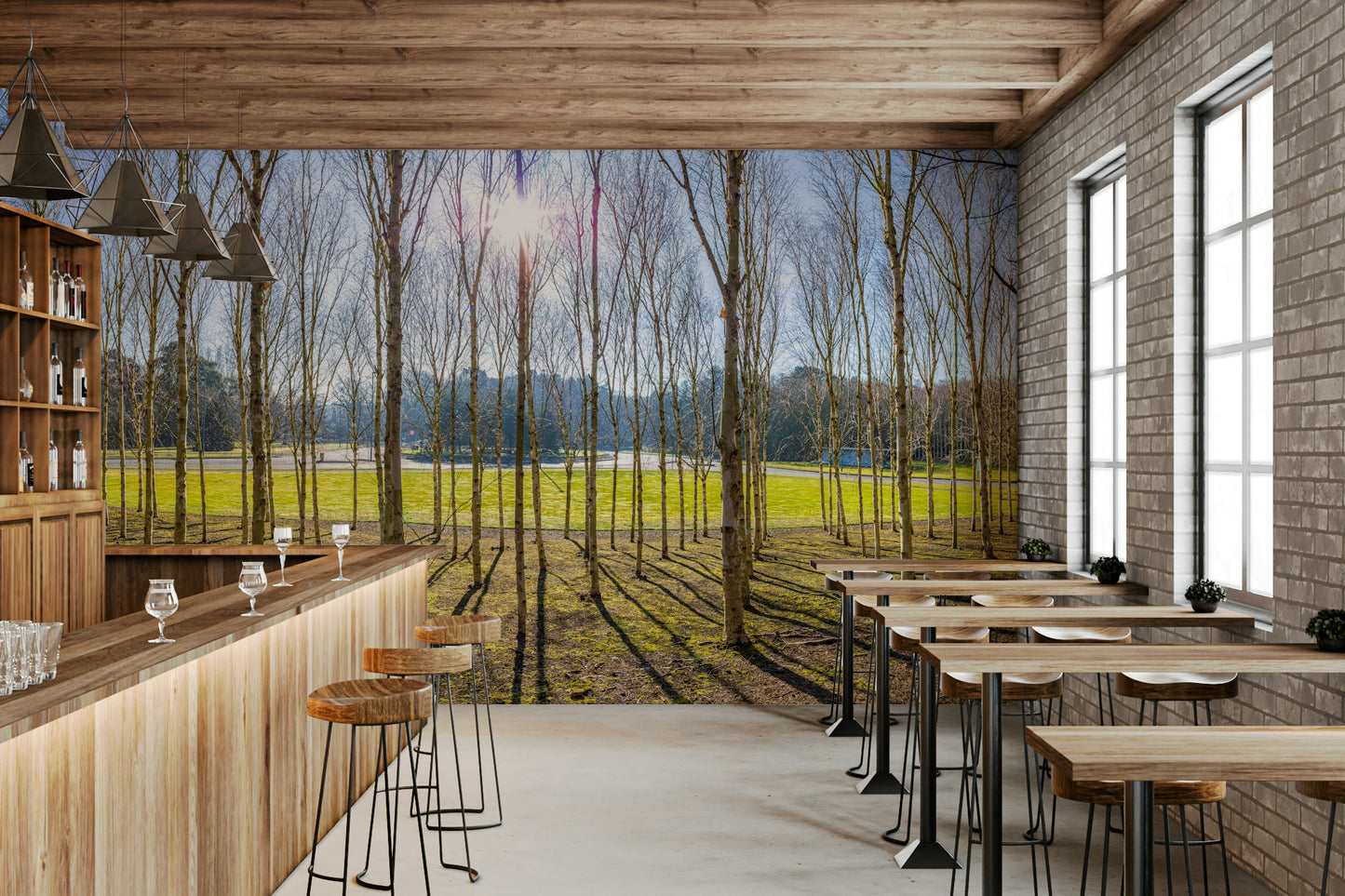 The feeling is one of quiet, natural beauty.

