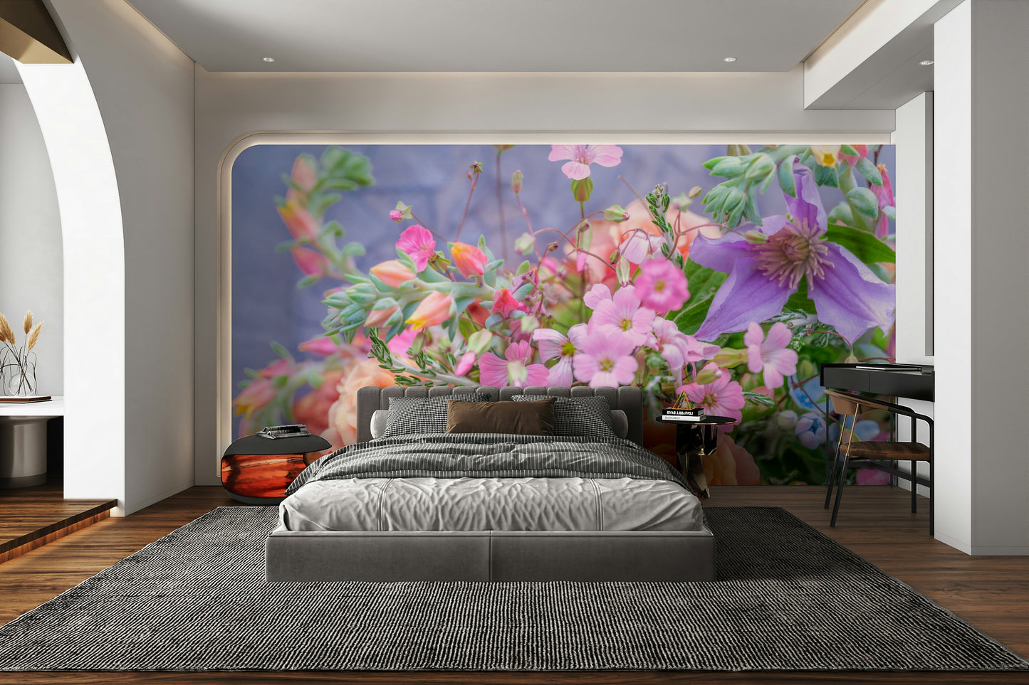 The lighting is warm and energetic.

