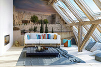 The image shows the ancient stone fortress wall.

