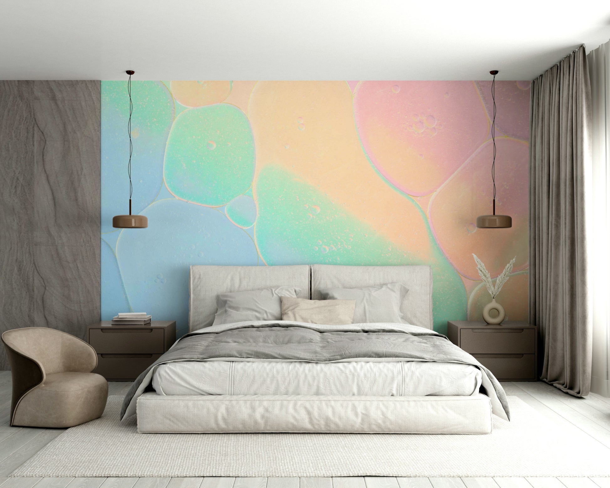 The shapes have subtle internal textures and highlights.

