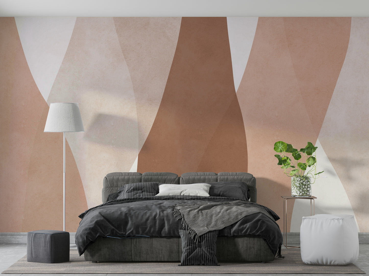 The curves are the central focus of the image.

