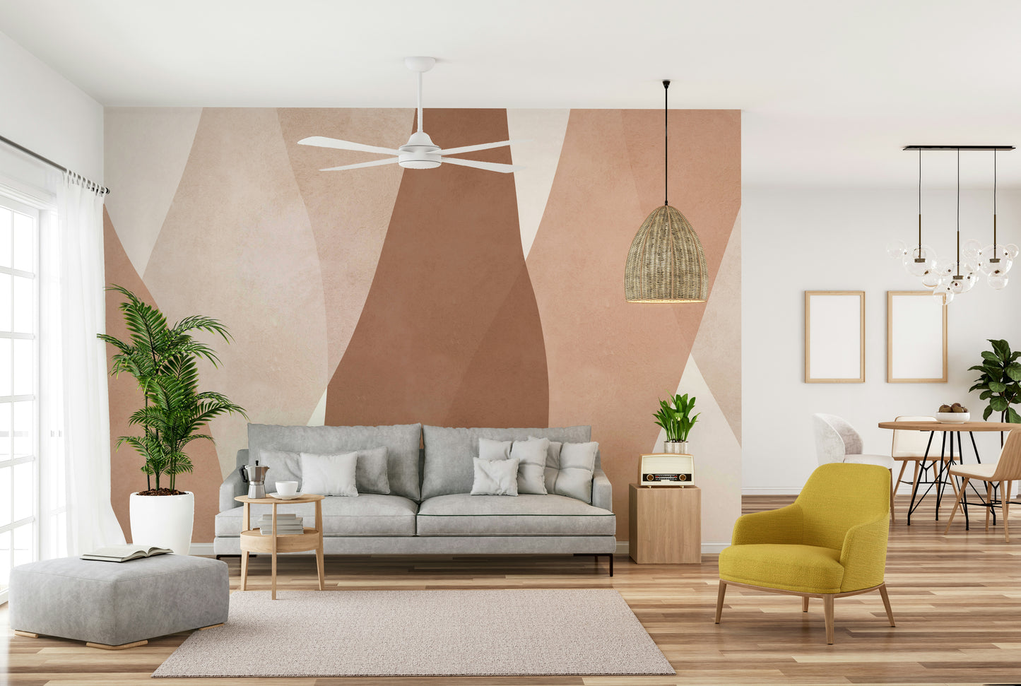 The style is artistic and modern.

