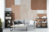 The blocks are the central focus of the image.

