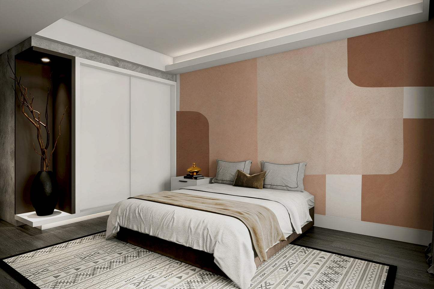 The image shows a repeating geometric pattern.

