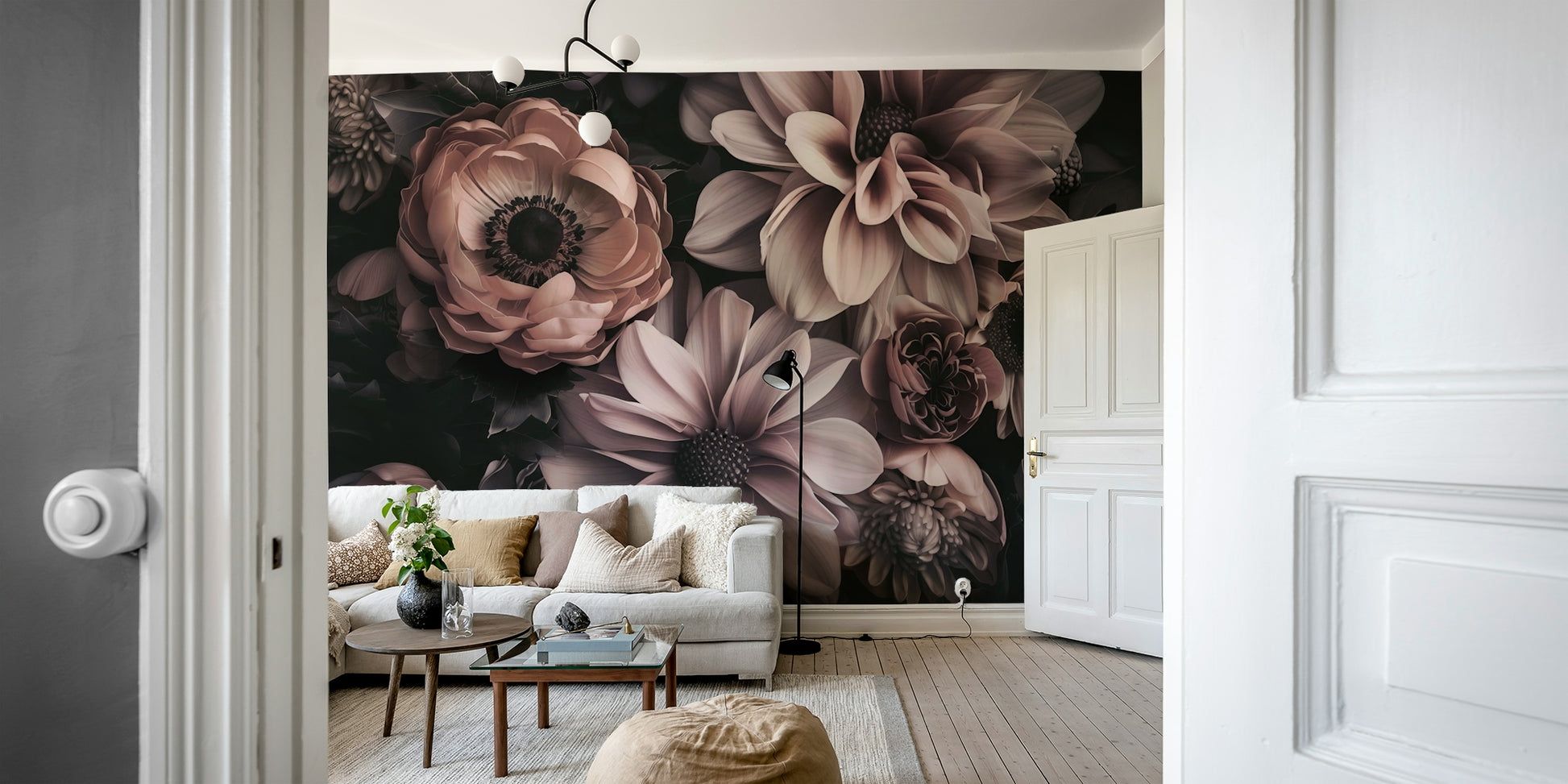 The mood is sophisticated and peaceful.

