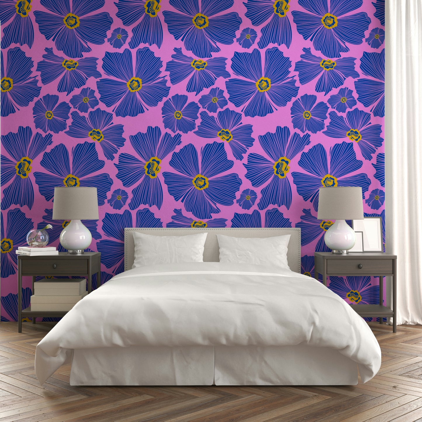 The image has a hand-drawn or painted look.

