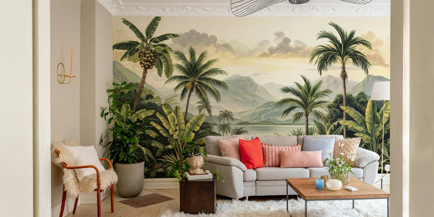 The image shows an artistic impression of a serene scene.

