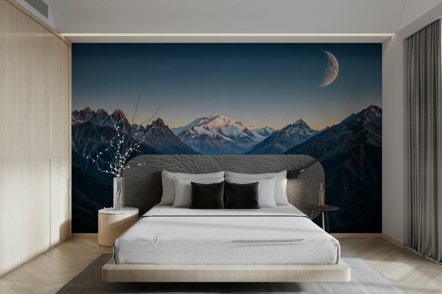 The mood is peaceful and serene.

