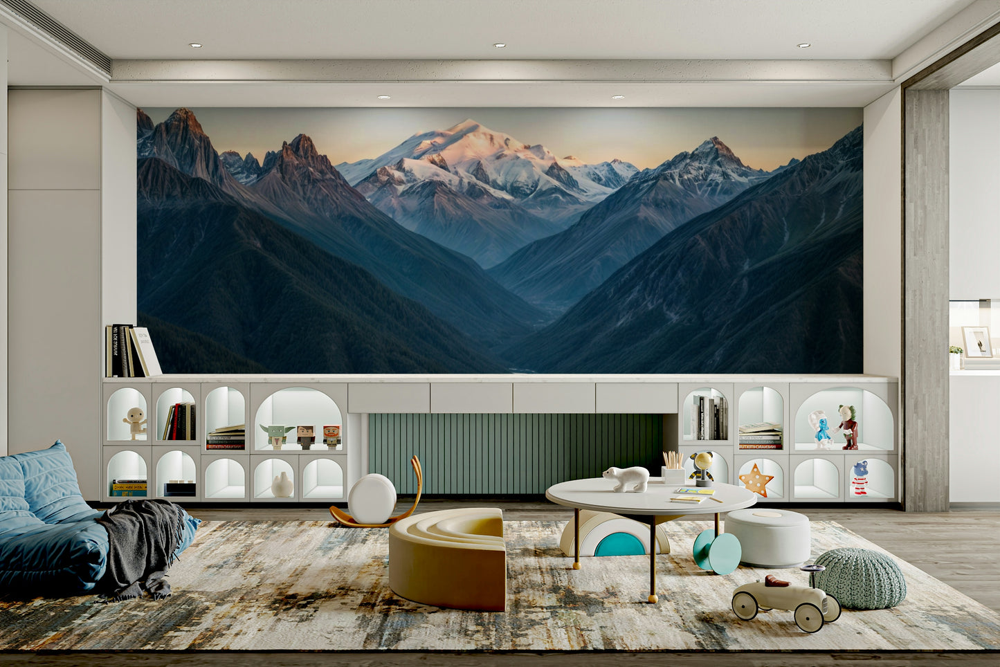 The design gives a feeling of quiet, natural beauty.

