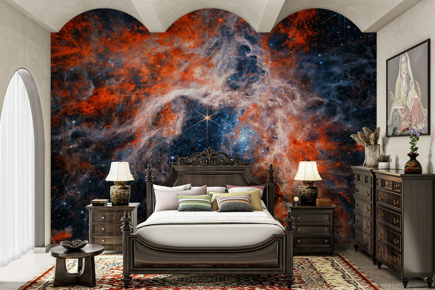 The feeling is one of fresh elegance.

