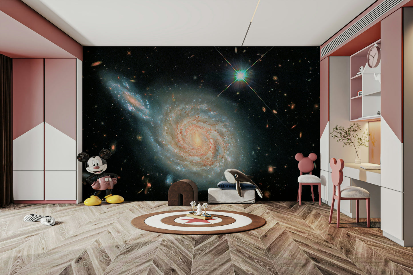 The style is artistic and modern.

