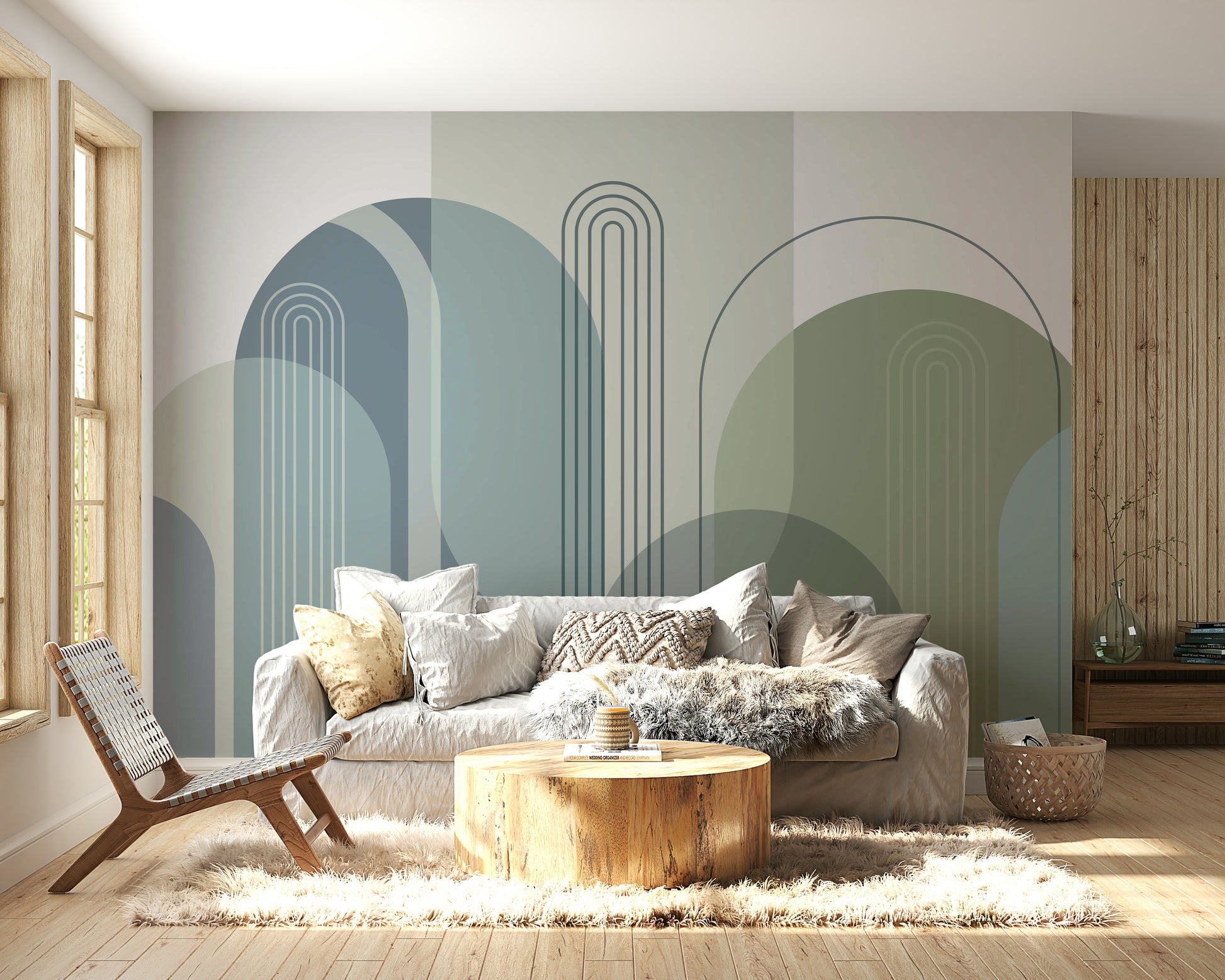 The feeling is one of fresh elegance.

