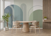 The image shows an artistic impression of gentle, abstract shapes.

