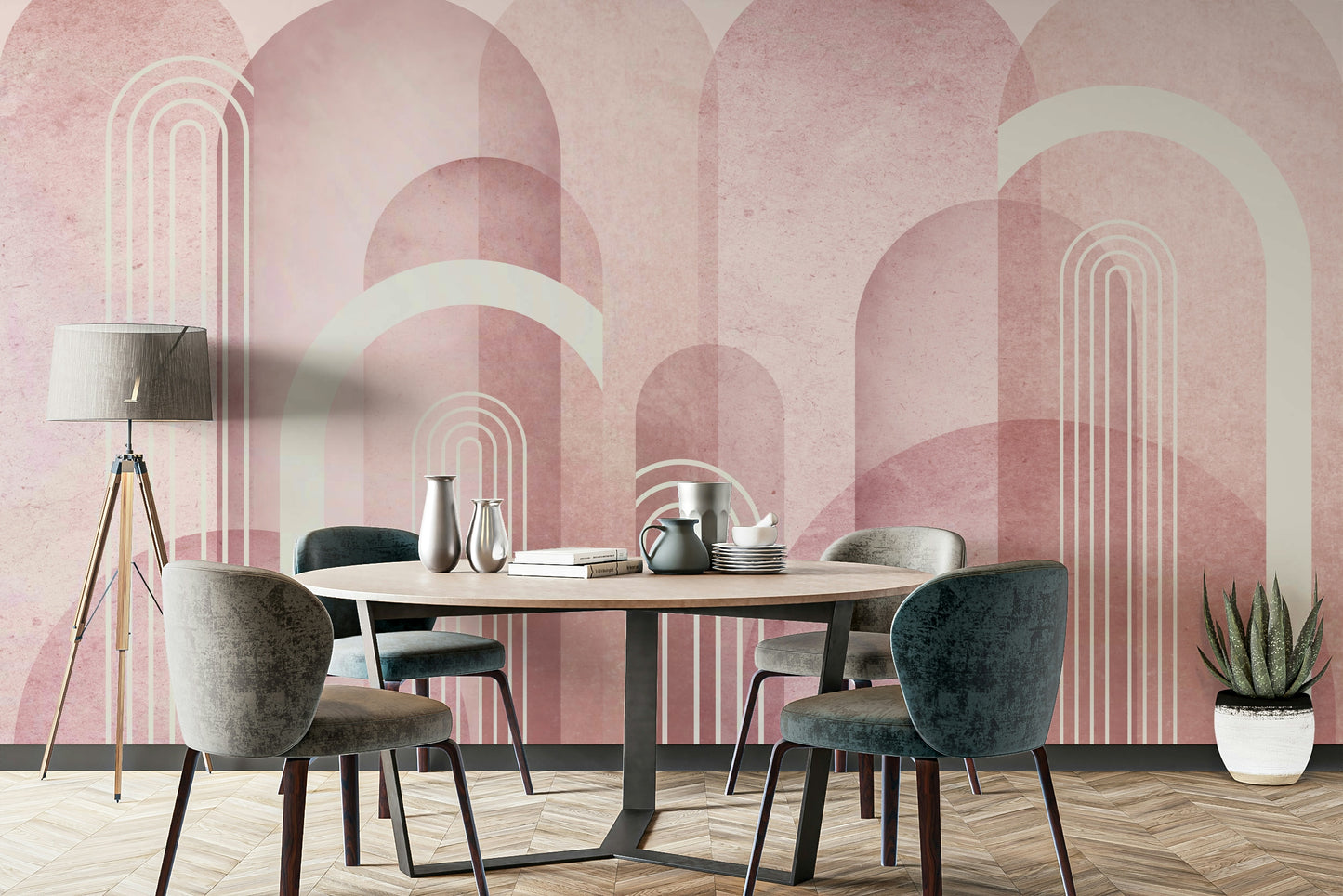 The style is artistic and modern.

