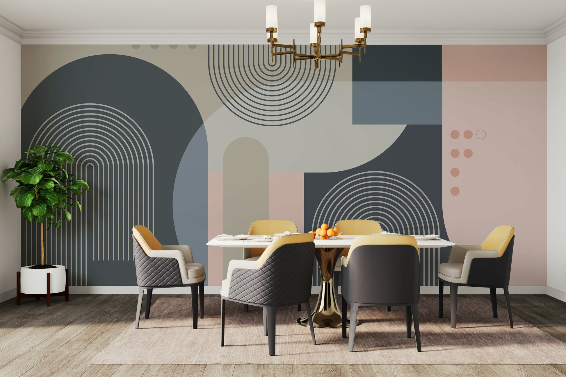 The image shows an artistic impression of gentle, abstract shapes.

