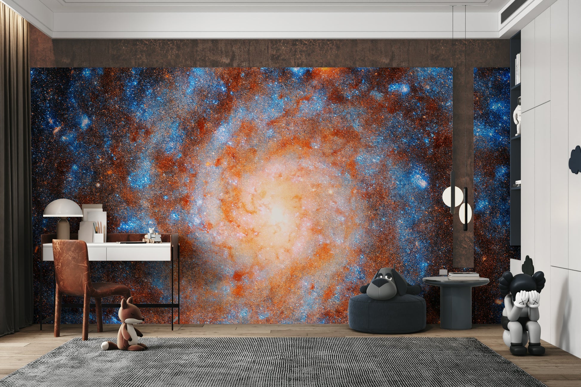 The mood is peaceful and serene.

