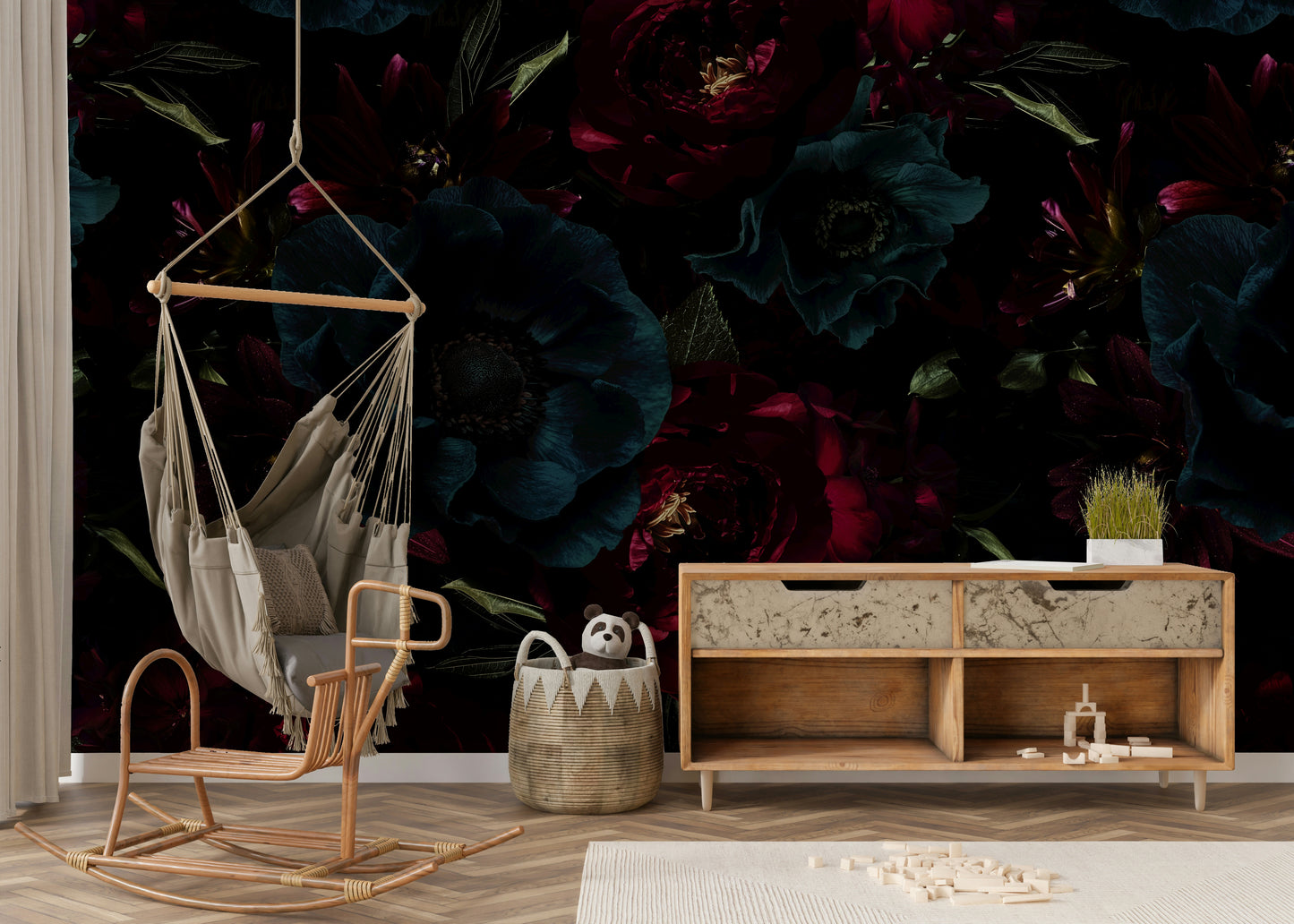 The style is artistic and natural.

