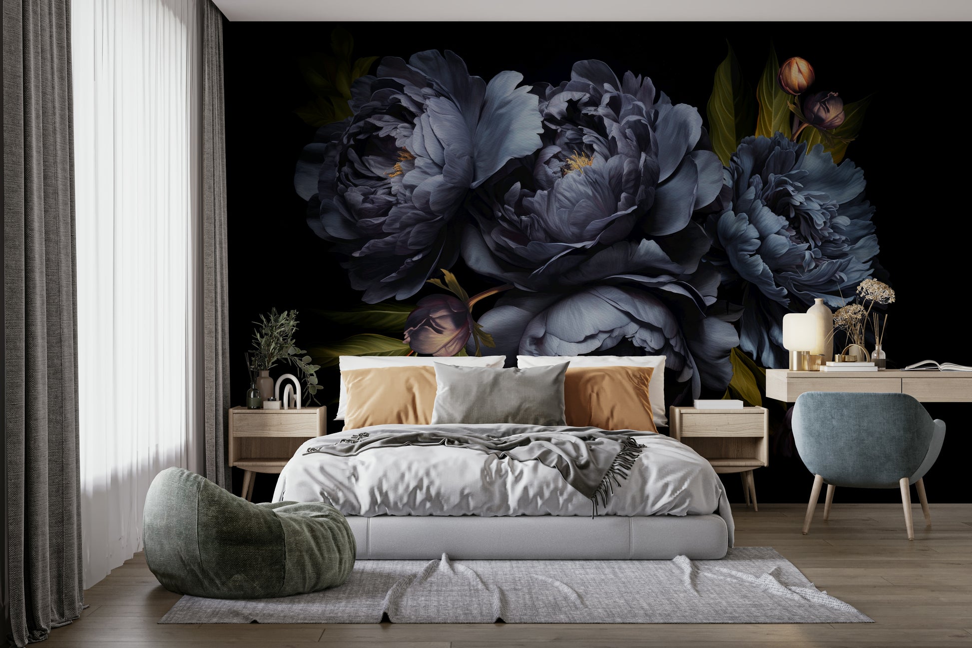 The design gives a feeling of quiet, natural beauty.

