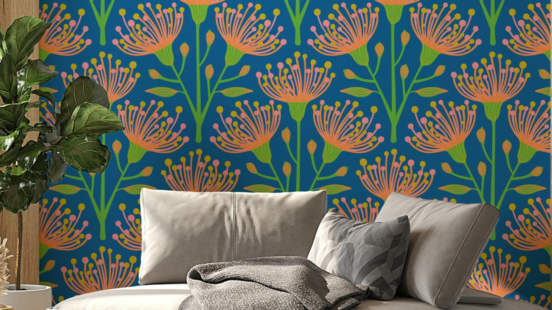 The feeling is one of fresh elegance.

