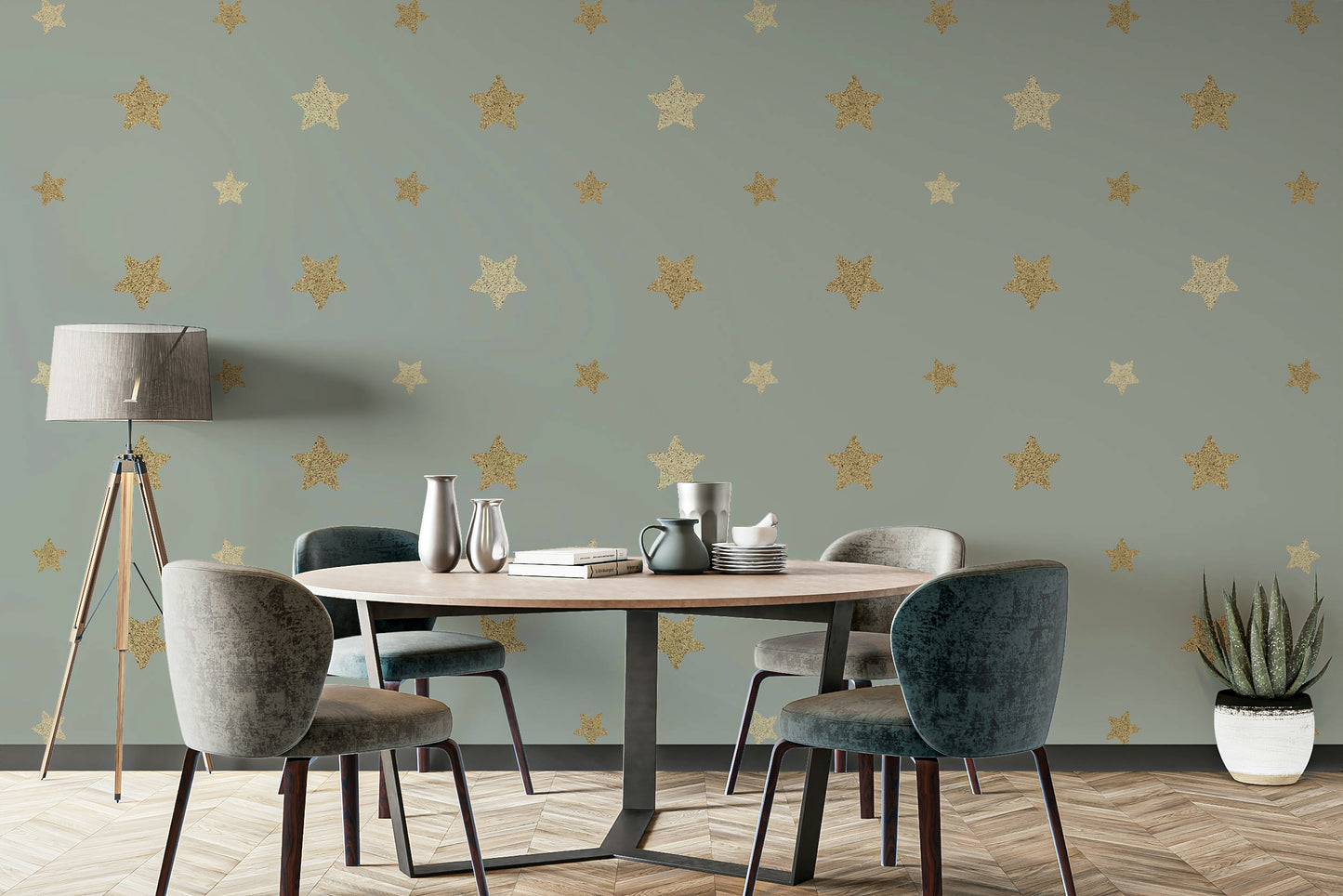 The feeling is one of fresh elegance.

