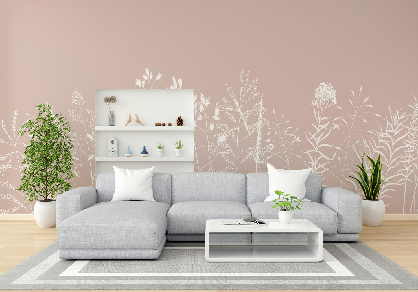 The feeling is one of fresh elegance.

