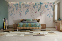 The image shows an artistic impression of a serene floral scene.

