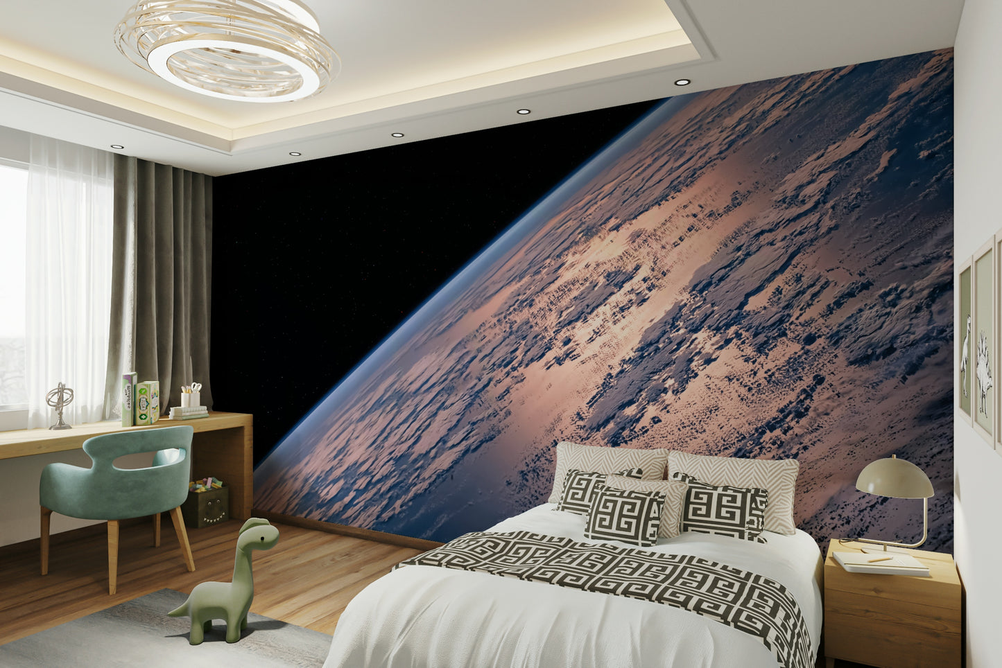 The feeling is one of fresh elegance.

