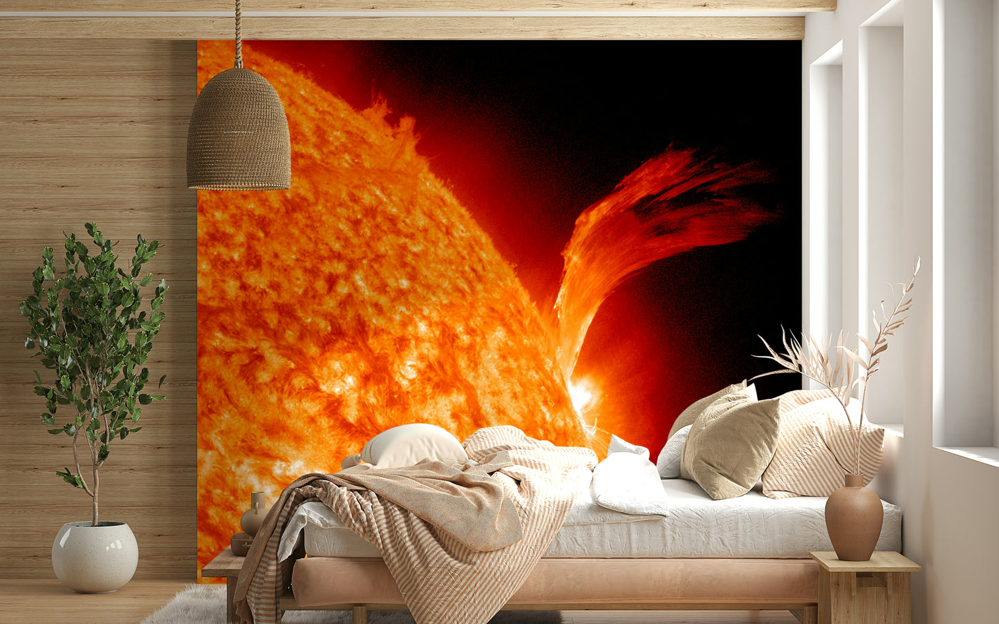 Sun's Fury Wall Mural