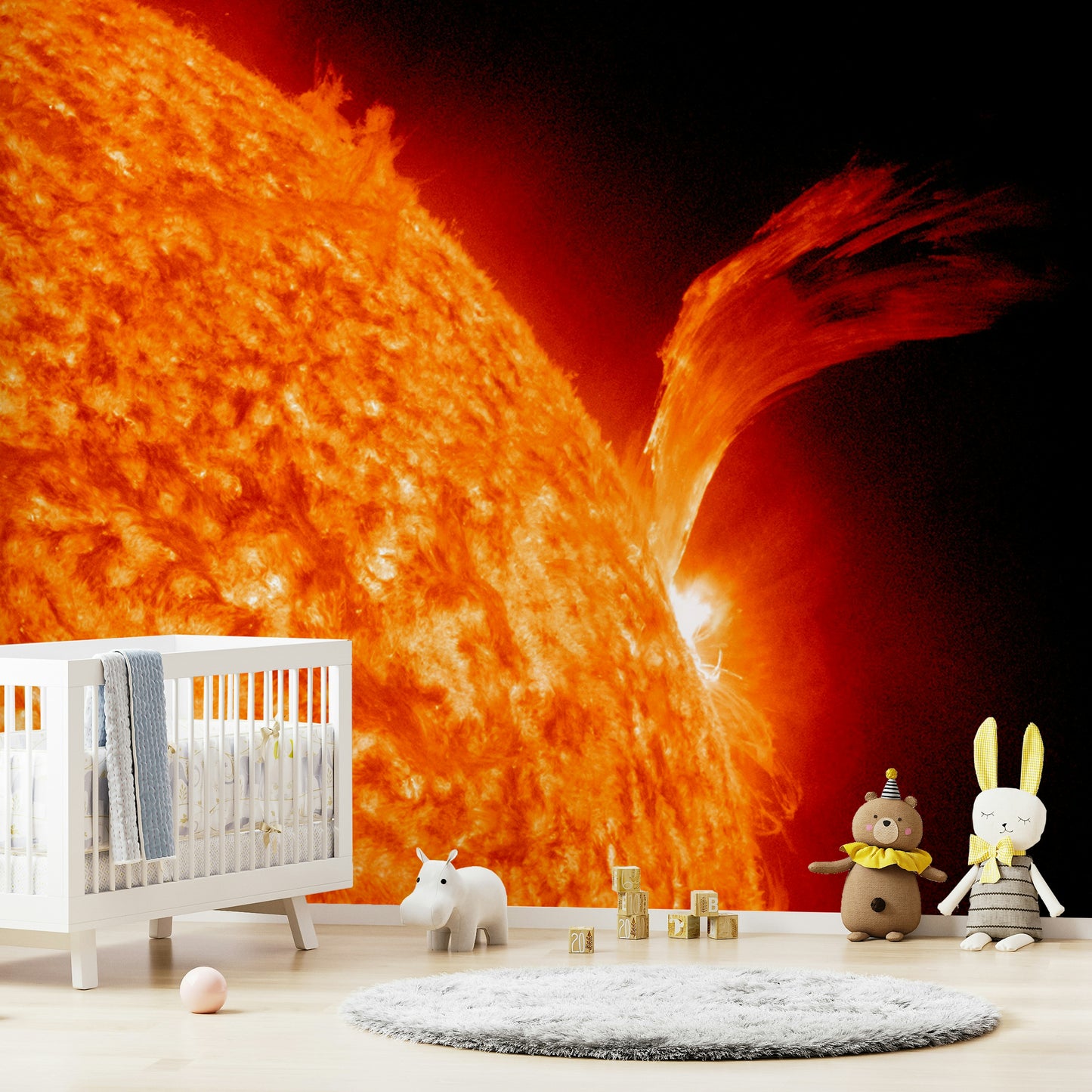 Sun's Fury Wall Mural