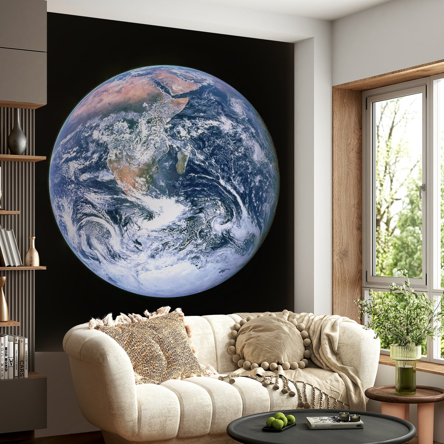 The overall feeling is one of awe, wonder, and vastness.
