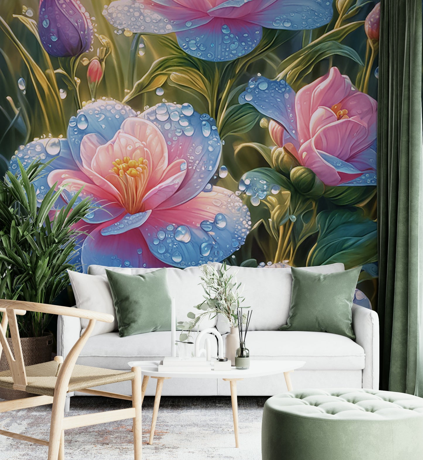 The look is subtle, sophisticated, and very serene.
