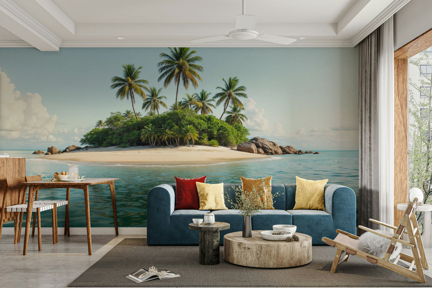 This piece is ideal for a bedroom, a living room, or a bathroom.
