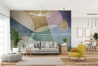 The pattern repeats seamlessly across the entire wall.
