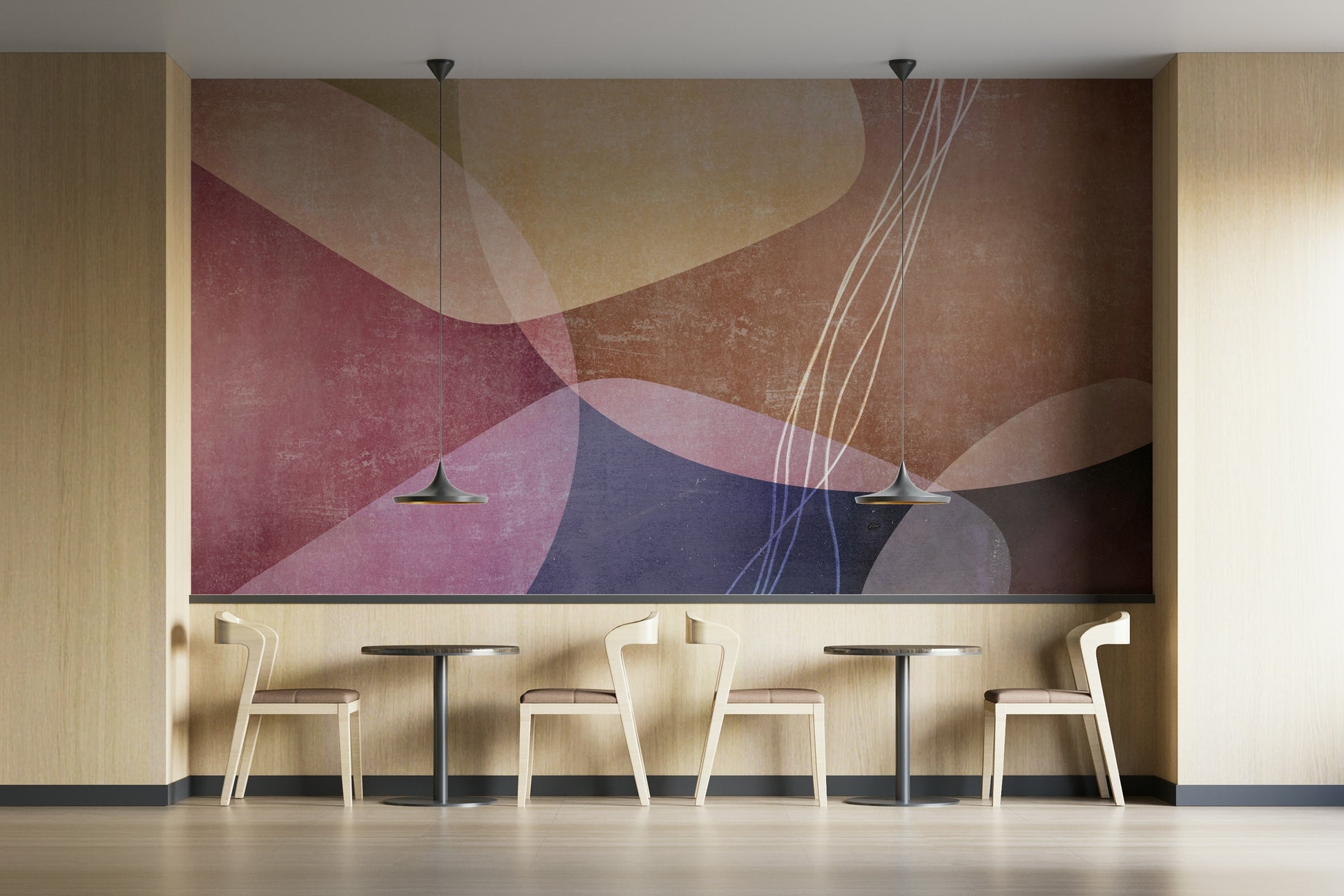 The look is sophisticated and very gentle.
