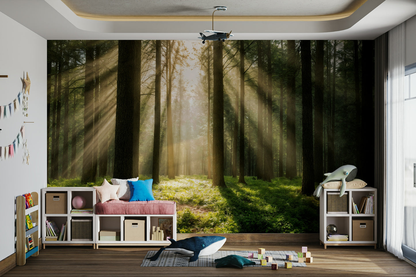 The overall feeling is one of calm, tranquility, and natural peace.
