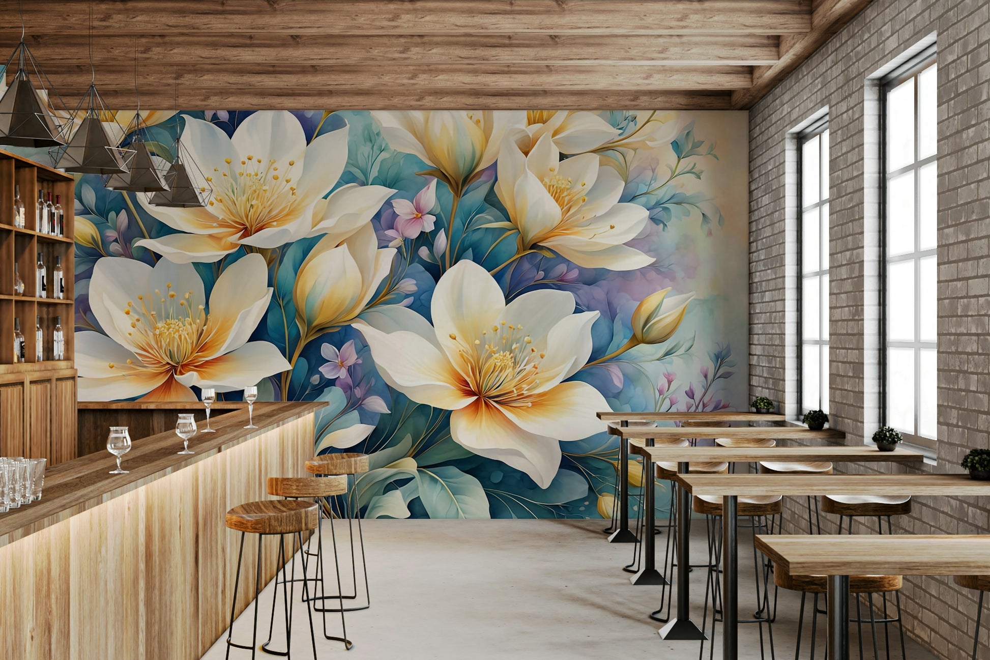 A close-up view shows the fine details of the flower petals.

