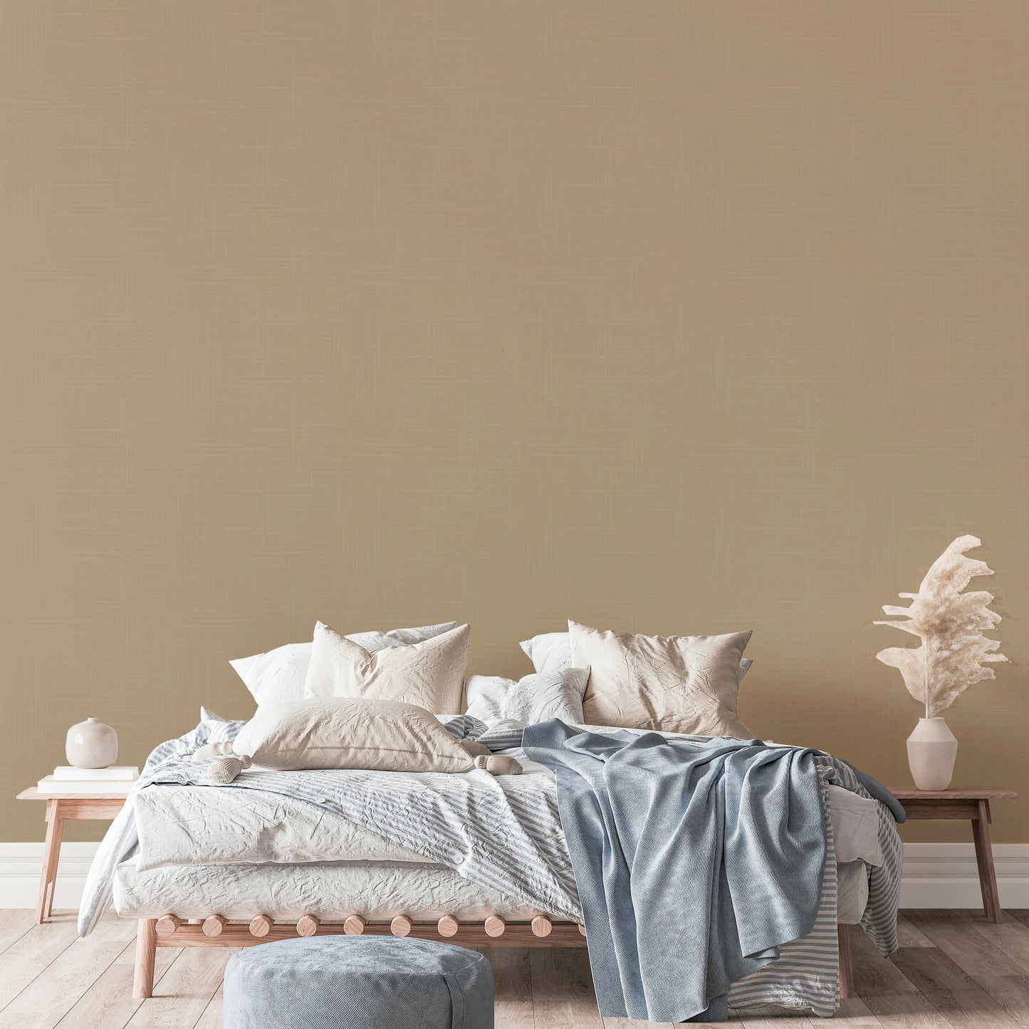 The colors are soft and earthy, with muted browns, greens, and yellows.

