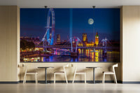 The London skyline is visible in the background.

