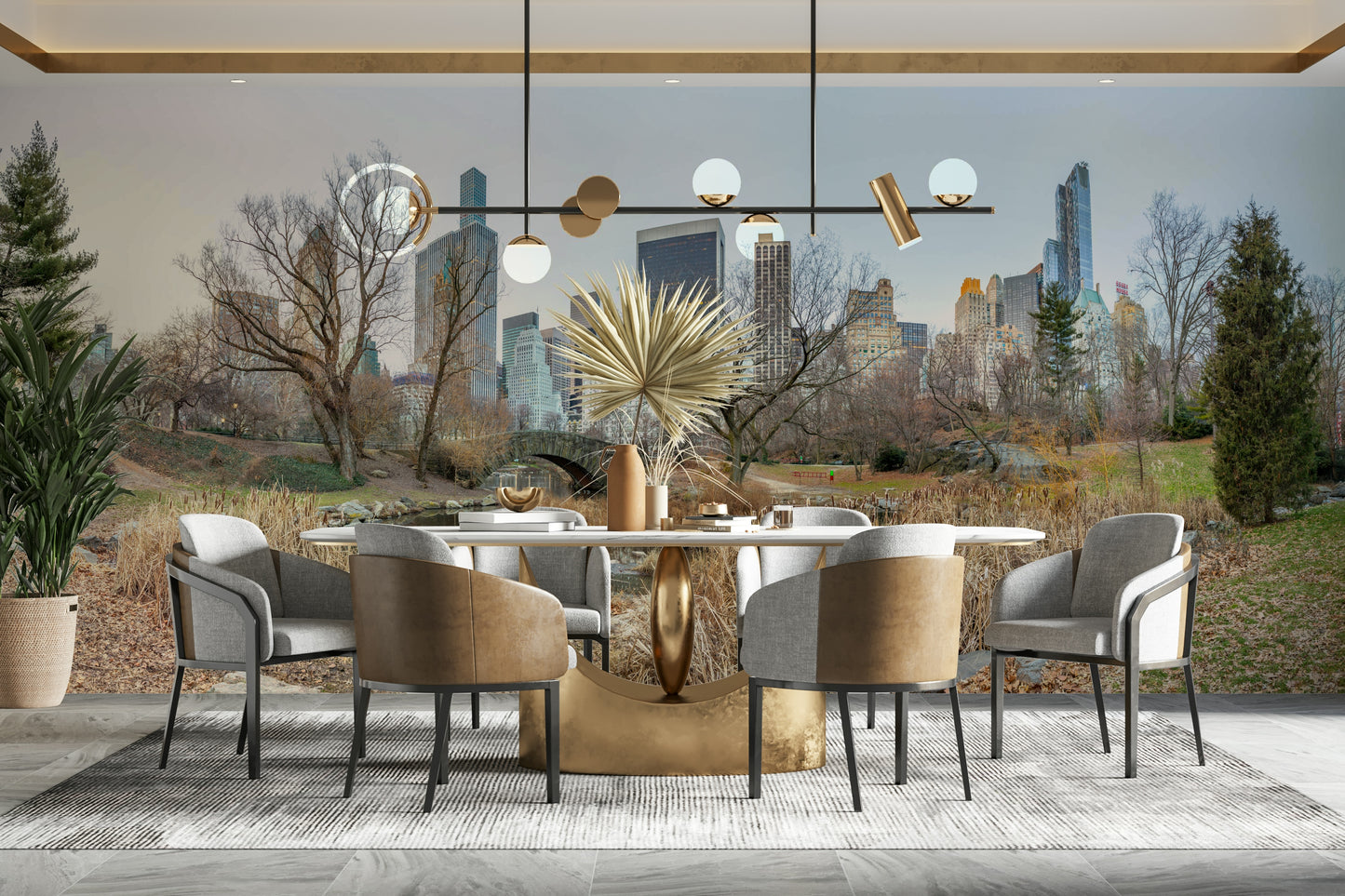 The colors are muted and gentle, with soft browns and greens.

