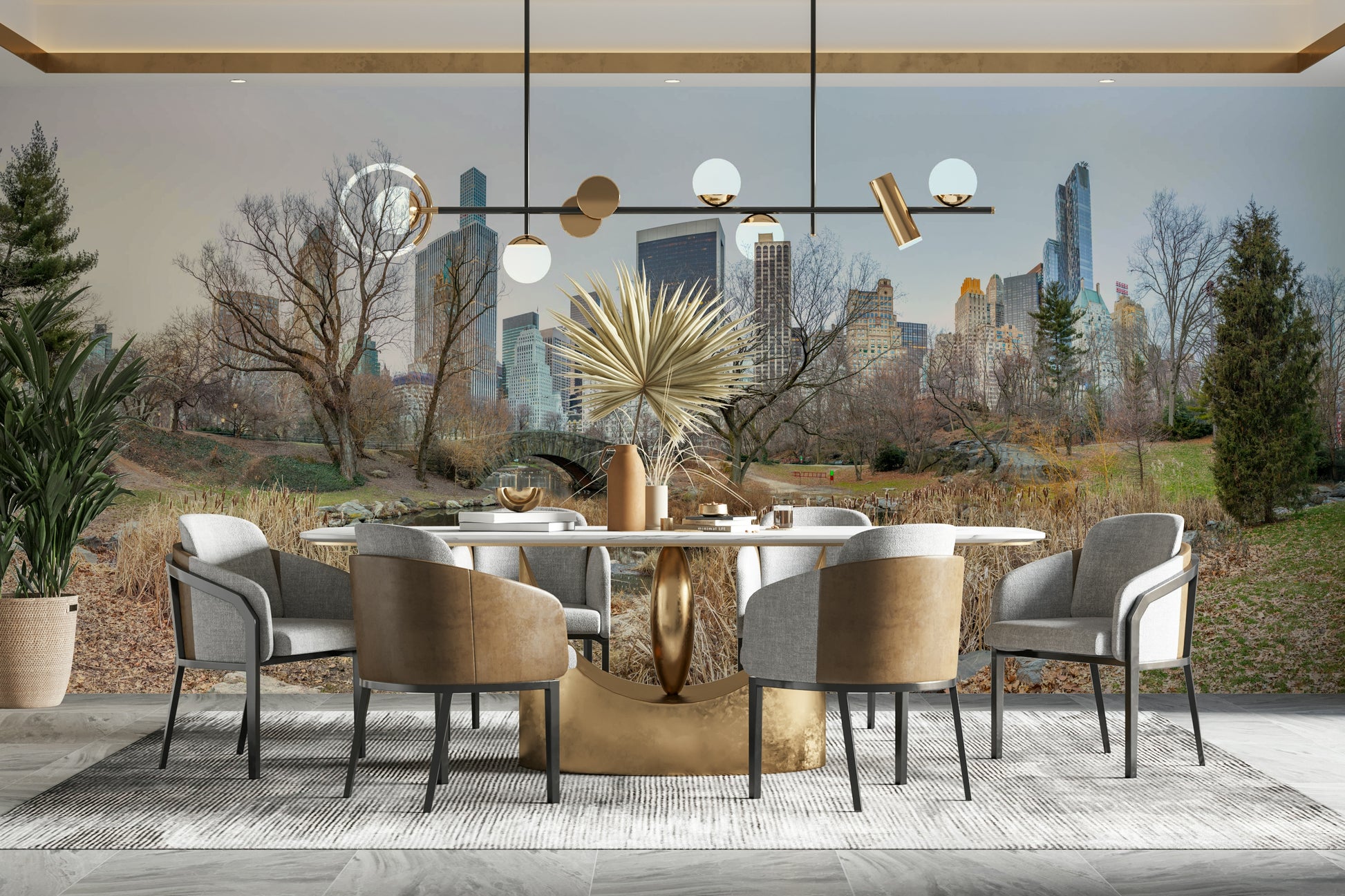 The colors are muted and gentle, with soft browns and greens.

