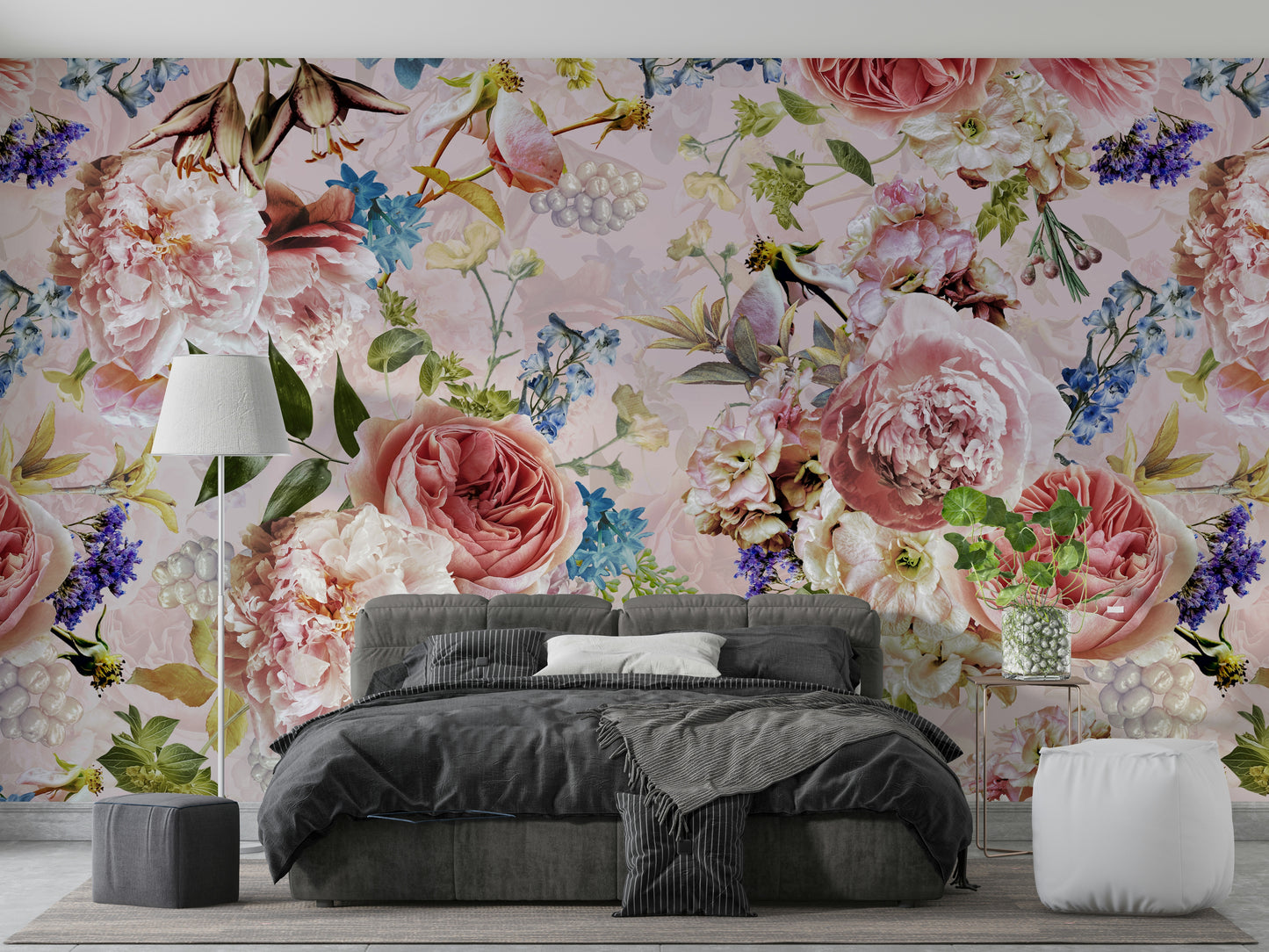 The design has a layered, artistic look with soft focus on some elements.

